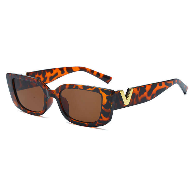 Fashion Rectangle Sunglasses Women Luxury Brand Vintage Small Frame Sun Glasses Ladies Classic Black Square Eyeglasses Oculos