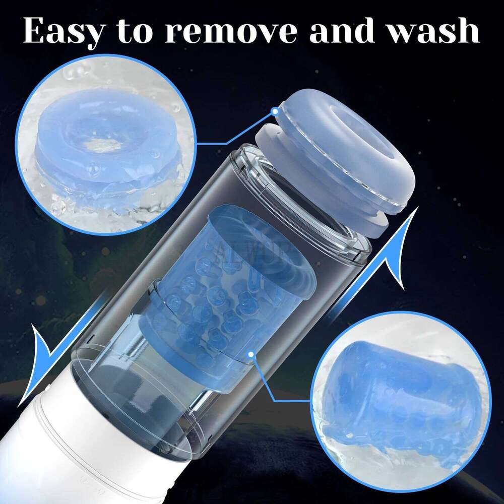 Male Masturbator Penis for Men Vacuum Pump 7 Thrusting Vibrating Sucking Adult Mens Sex Machines Blowjob Toys Z260312