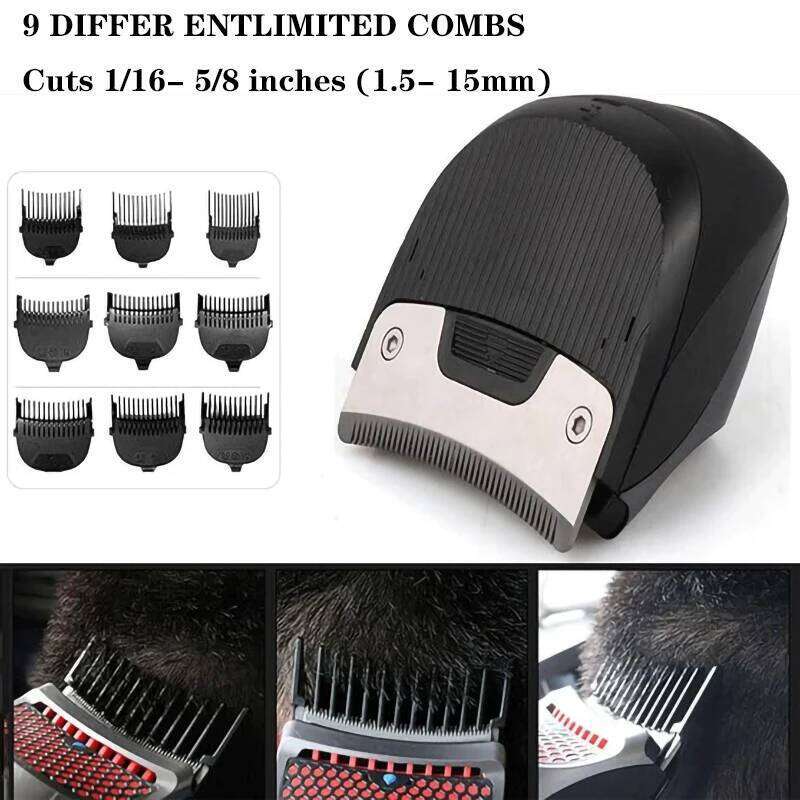 Wet and Dry Men's Short Clipper Self-Help Haircut Machine Set, USB Rechargeable Electric Hair Trimmer Professional C260312