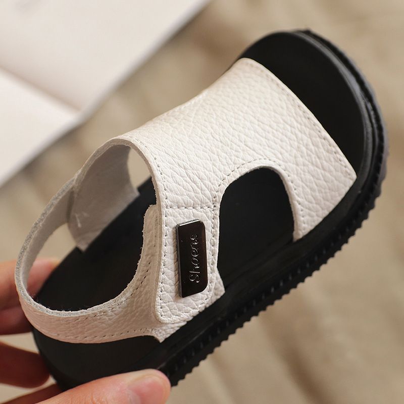Boys Sandals Kids Summer Beach Sandals Children's Soft Sole Walkfashion Youth Anti slip Open Toe Beach Shoes Size 21 - 36 US5.5C-US4Y W0688