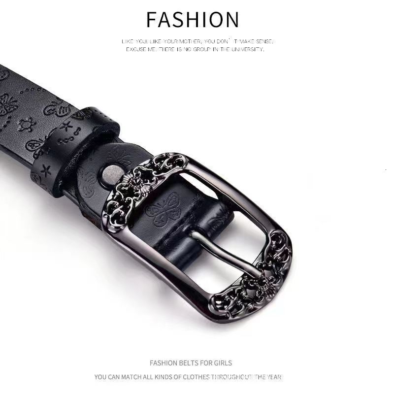 Women's Multifunctional Belt 2026 New Designer Luxury Brand Retro Needle Buckle Printed Belt Fashion Casual Decoration Denim Belt Wholesale