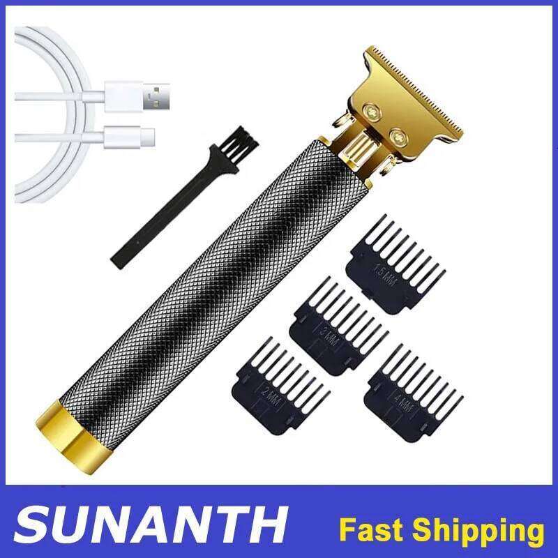 New Men's Retro Cut T9 Professional Cutting Machine Rechargeable Beard Shaver Electric Hair Clipper Trimmer C260312
