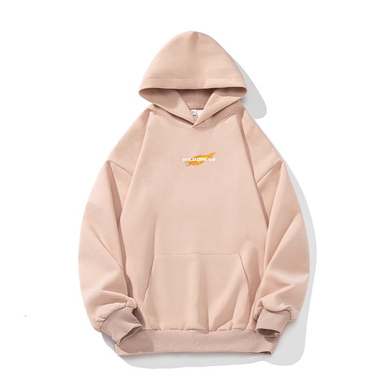 Style 3D Fireball Print Hoodie Designer Hoodie Spring New Couple Loose Hoodie Trendy Brand Jacket