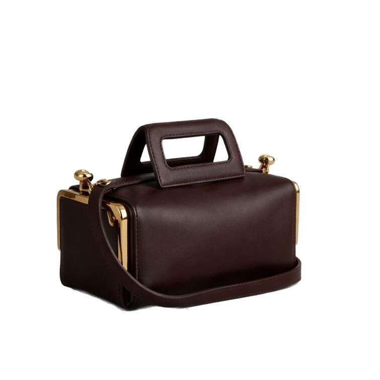 Women 2026 Design Black Leather Shoulder Fashionable Zipper Crossbody Bag Light Luxury Vintage Clip Handbag For Women