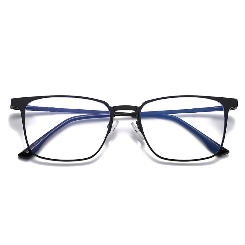 Multifunctional flat-lens magnetic clip-on sunglasses with square frame for men, trendy outdoor driving sun protection glasses