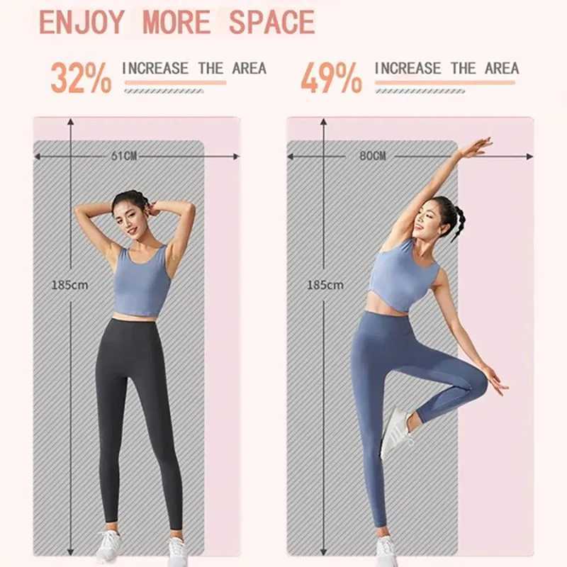 10/15MM Thick NBR Yoga Mats Anti-slip Sport Fitness Mat Blanket For Exercise Yoga And Pilates Gymnastics Mat Fitness Equipment M260312