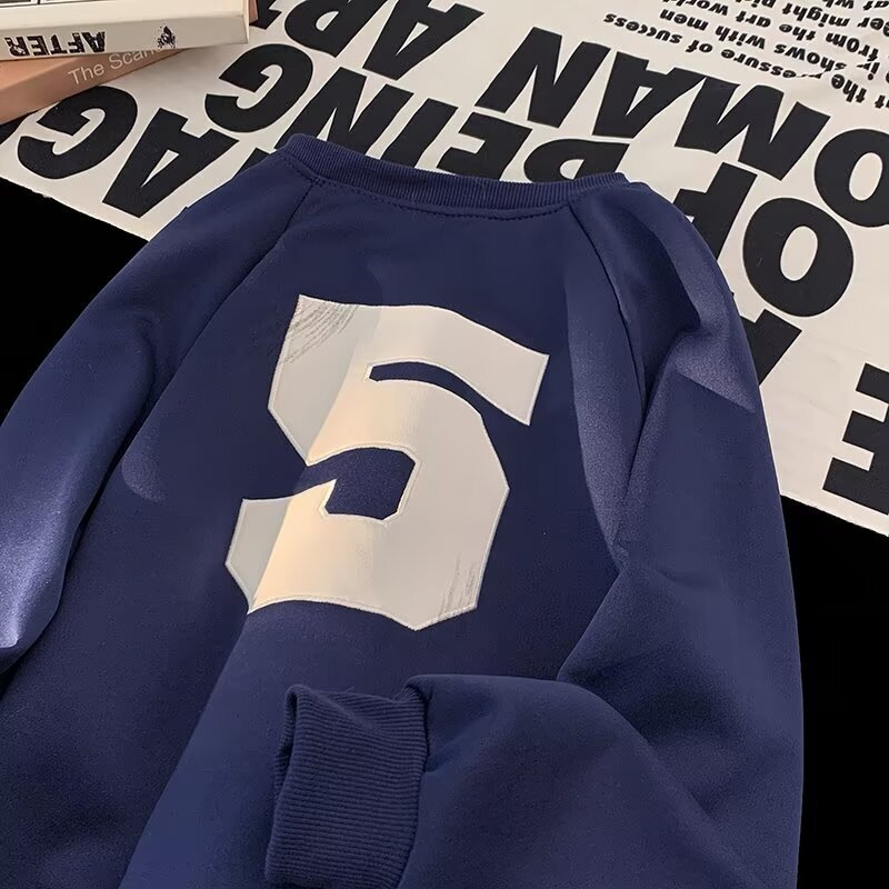 High-end -style Designer Hoodie Niche Design Embroidered Loose-fit Sweatshirt For Men Trendy Brand Sophisticated Sportswear Jacket Casual Couple'