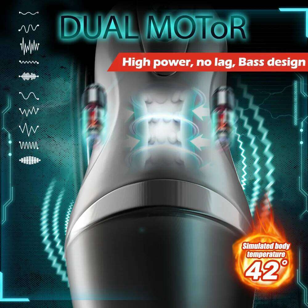Masturbation Heating Stimulation Vibrator Sexy Voice Free Portable Bracket Suction Cup Pocket Pussy Men's Sex Toy For Z260312