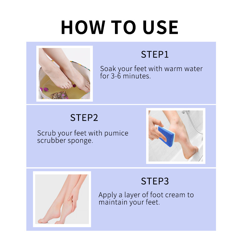 12Pcs PU Pumice Stone 2 in 1 Grinding Exfoliate Dead Skin Foot File