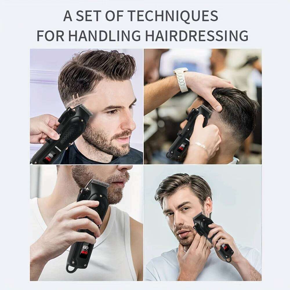 Barbershop special electric hairdresser silent metal body fast charging cordless set home personal care small appliances shave C260312