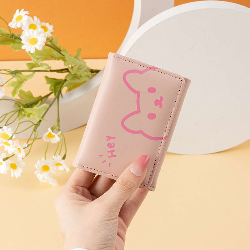 Luxury fashion wallet Women S Korean Version New Cute Cartoon Off Coin Purse Girl Student Printed Portable Wallet