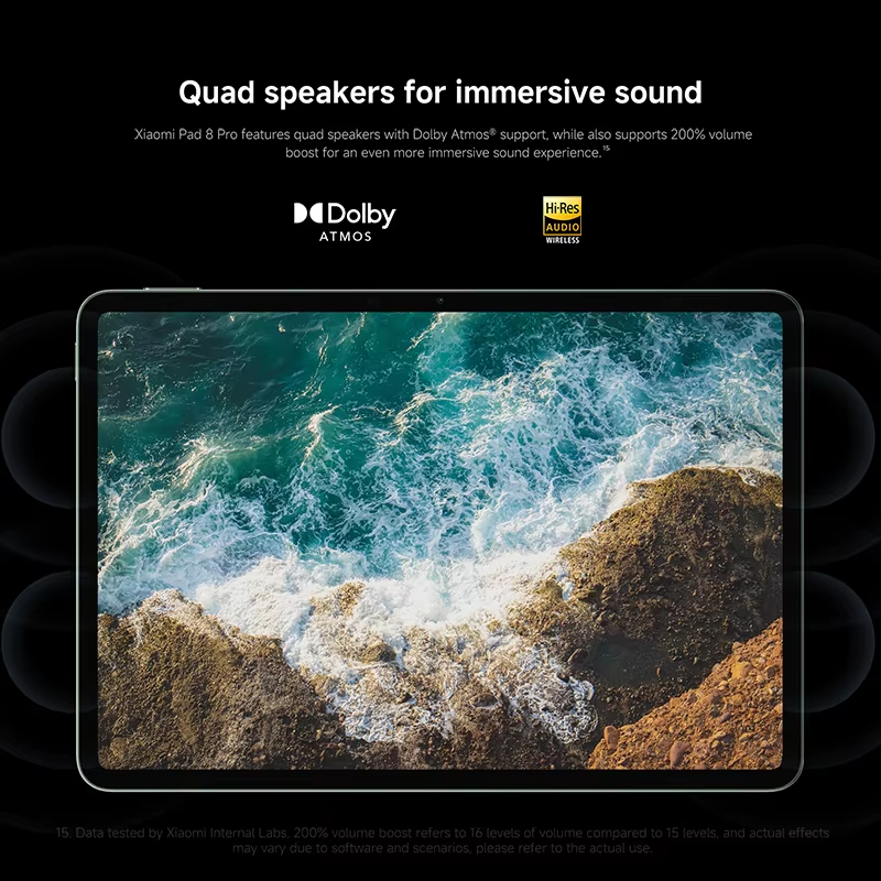 Xiaomi Pad 8 Pro Global Version 11.2inch 3.2K 144Hz display 8-core Snapdragon 8 Elite 9200mAh 50MP Rear Camera Mi Tablet