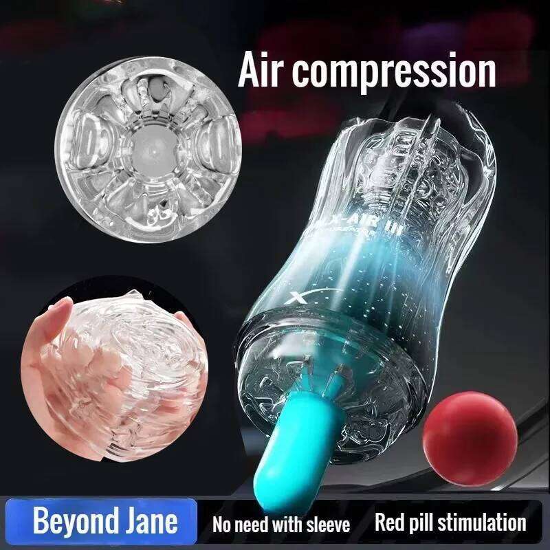 Male Masturbator Cup Transparent Vagina Goods Endurance Exercise Vacuum Pocket Sex Toy for Men Adult Suppli Pussy Z260312