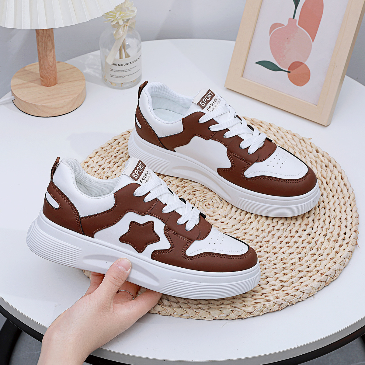 STAOXINDIKE 2025 New the Beach Mid Heel Kitten Heel Suede Synthetic White Strappy Ankle Casual Formal True to Size Wide Budget Synonyms