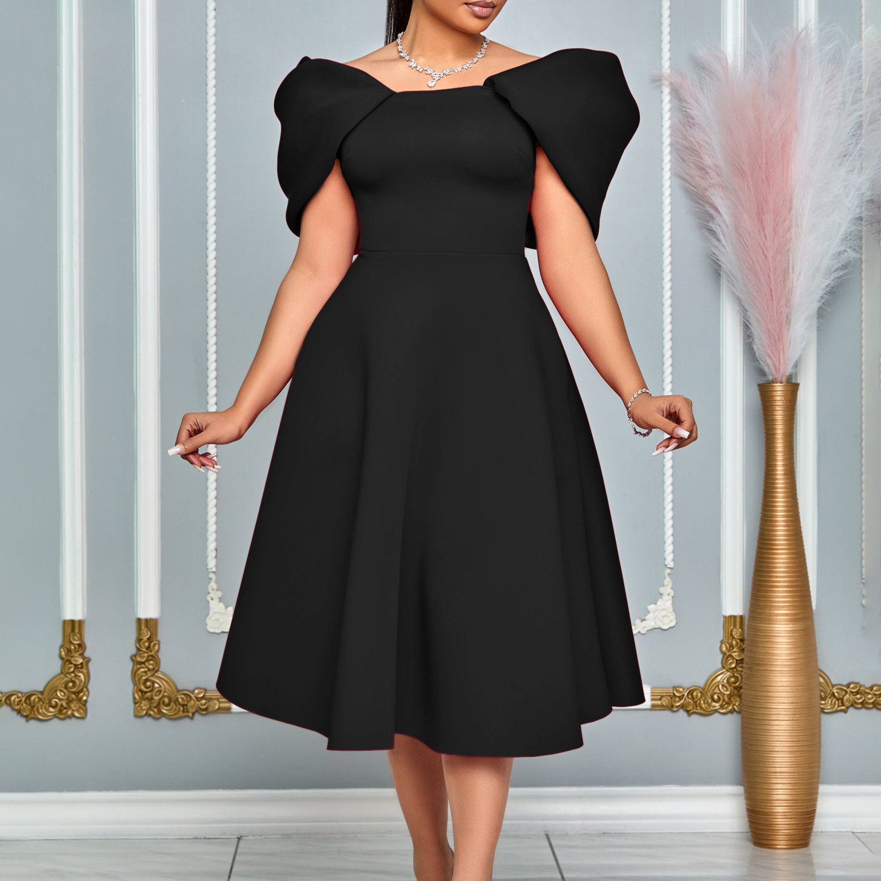 D492 Womens New Fashion Elegant Sexy Party Dress
