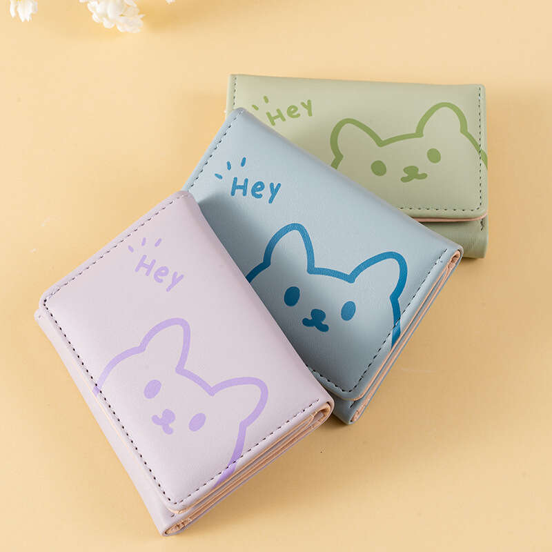 Luxury fashion wallet Women S Korean Version New Cute Cartoon Off Coin Purse Girl Student Printed Portable Wallet
