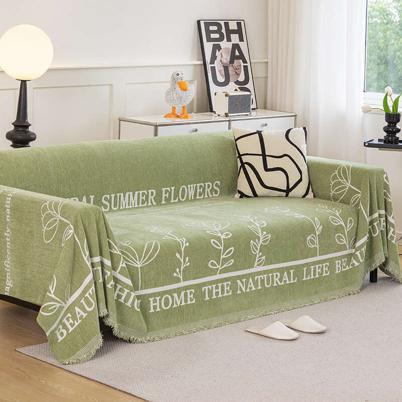 INS High-End Cover Chenille Towel Anti-Scratch Slipcover All-Season Sofa Blanket