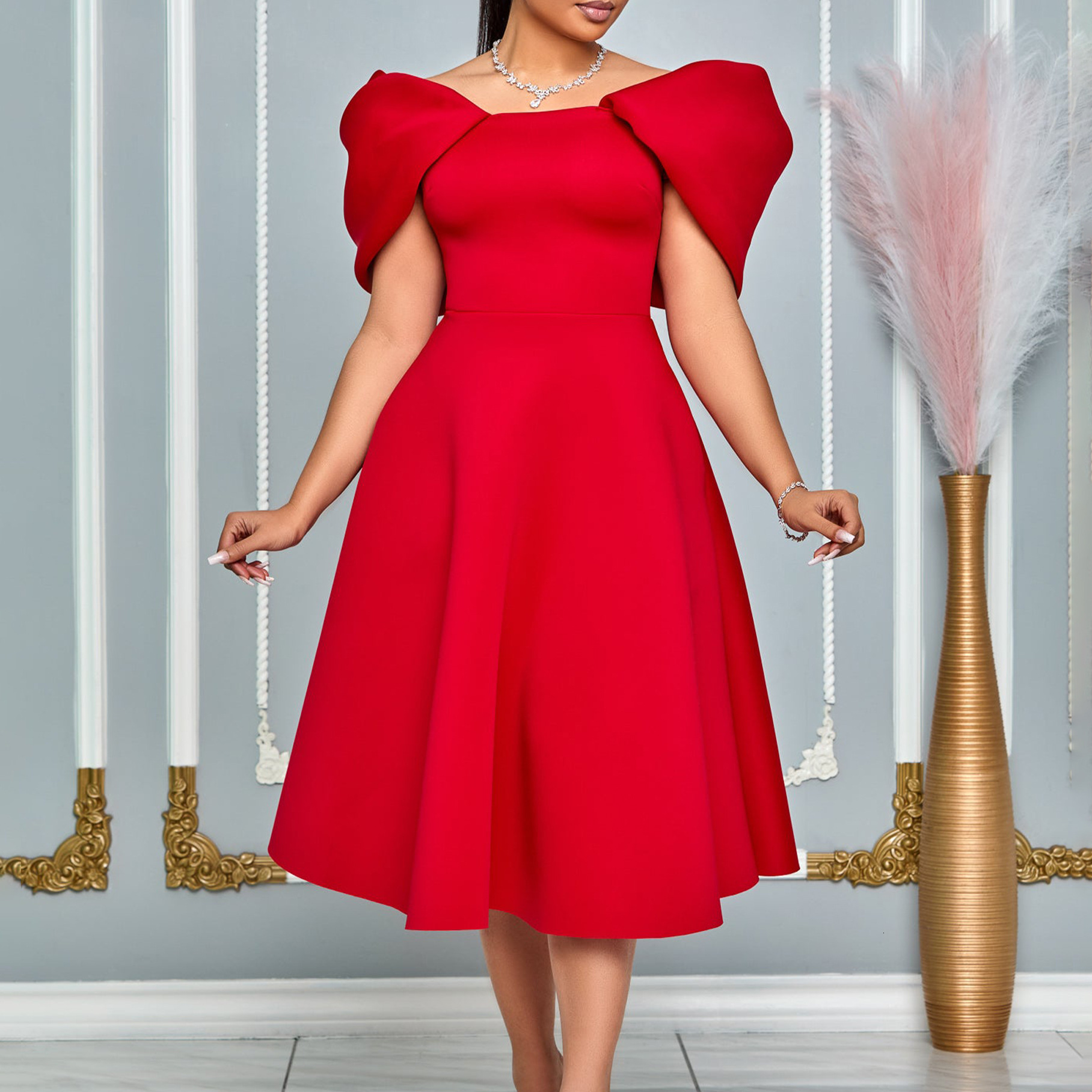 D492 Womens New Fashion Elegant Sexy Party Dress