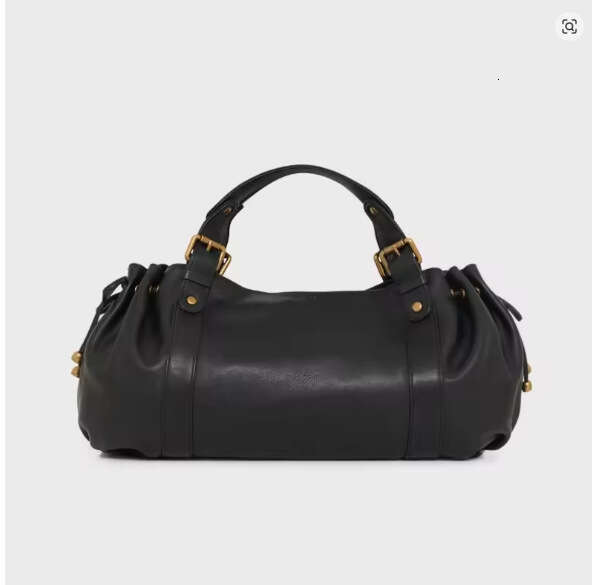Women S Retro Handbag Autumn Winter Soft Leather Wrinkled Tote Cross Border Large Capacity Shoulder Bag