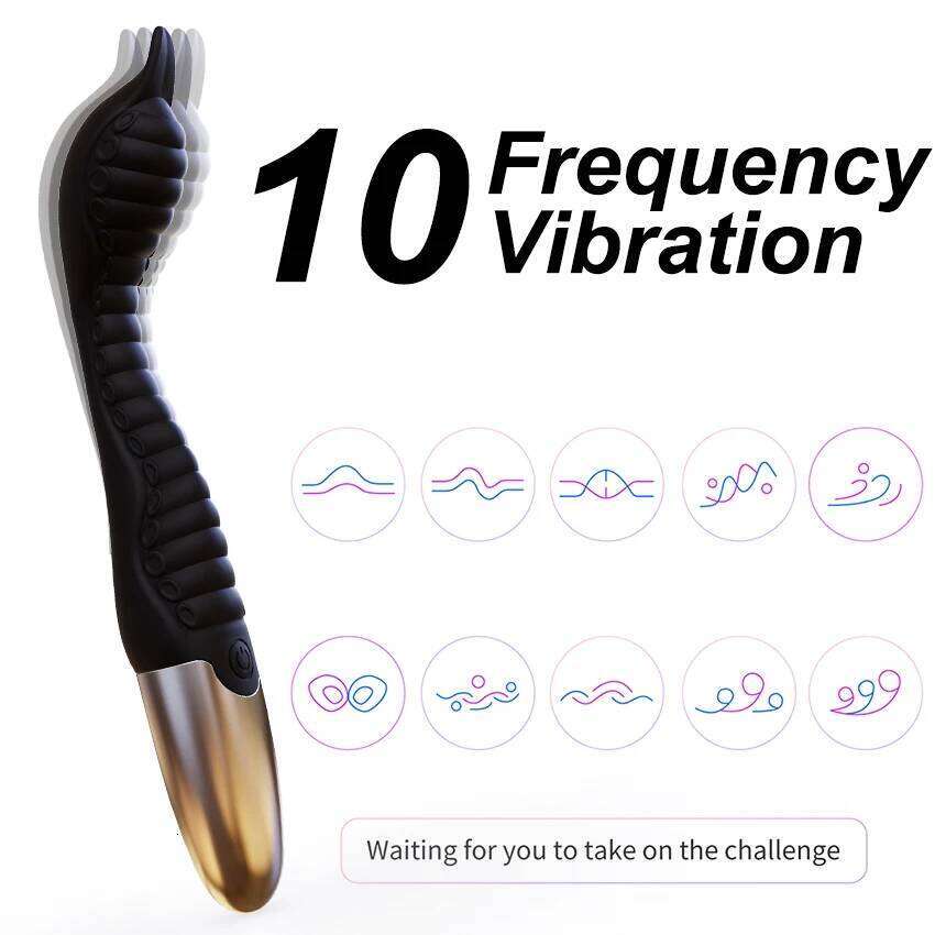 G-Spot Vibrators 10 Frequency Dildo Magic Wand Vagina Stimulation Clitoris Massager Sex Toys For Women Anal Plug Masturbation Z260312