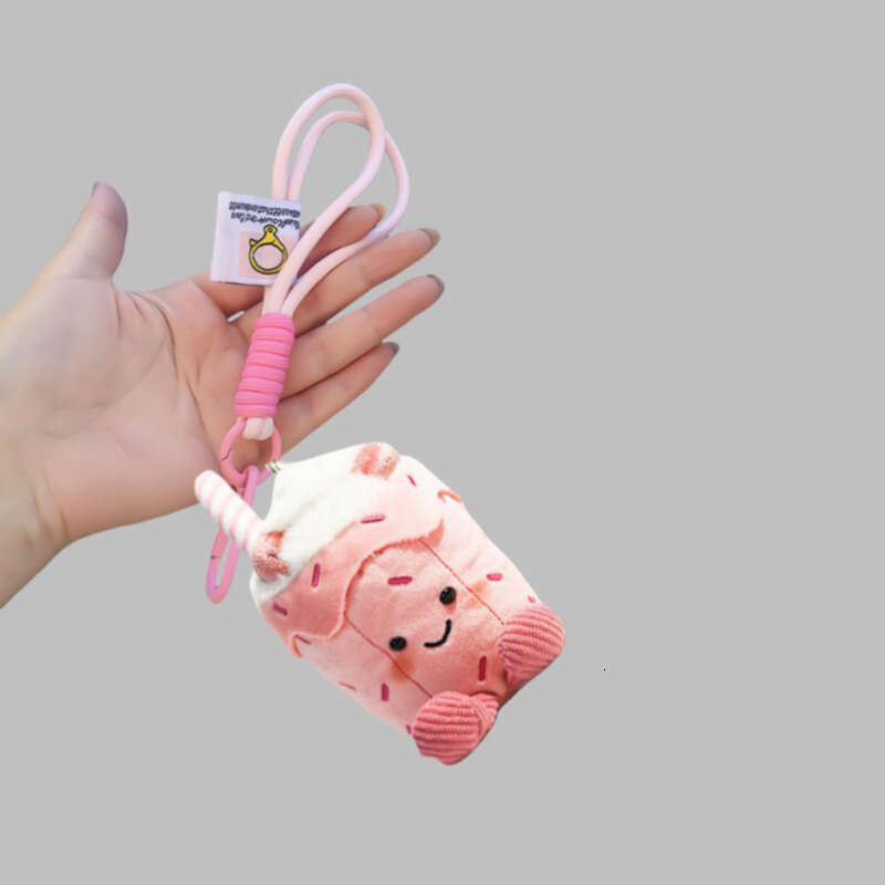 British Fun Summer Lemonade Baikal Coconut Plush Doll Keychain Cute Backpack 2025 Hanging Ornament