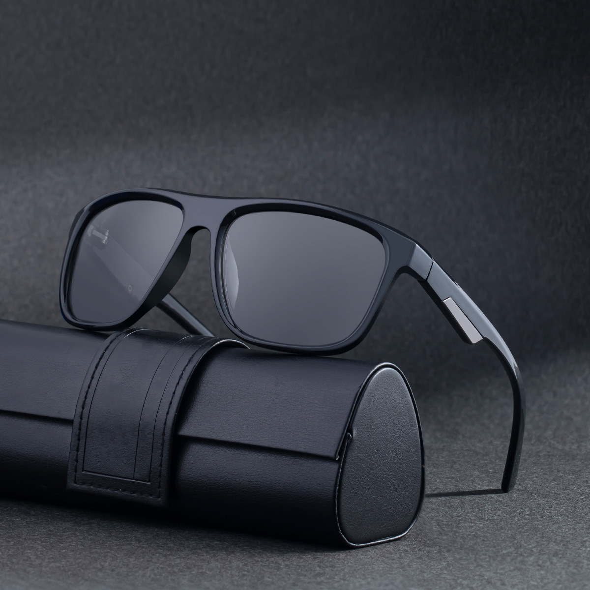 2026 New Fashion Square Frame Polarized Sunglasses Retro and Unique Outdoor Driving Sun Protection Glasses for Men,