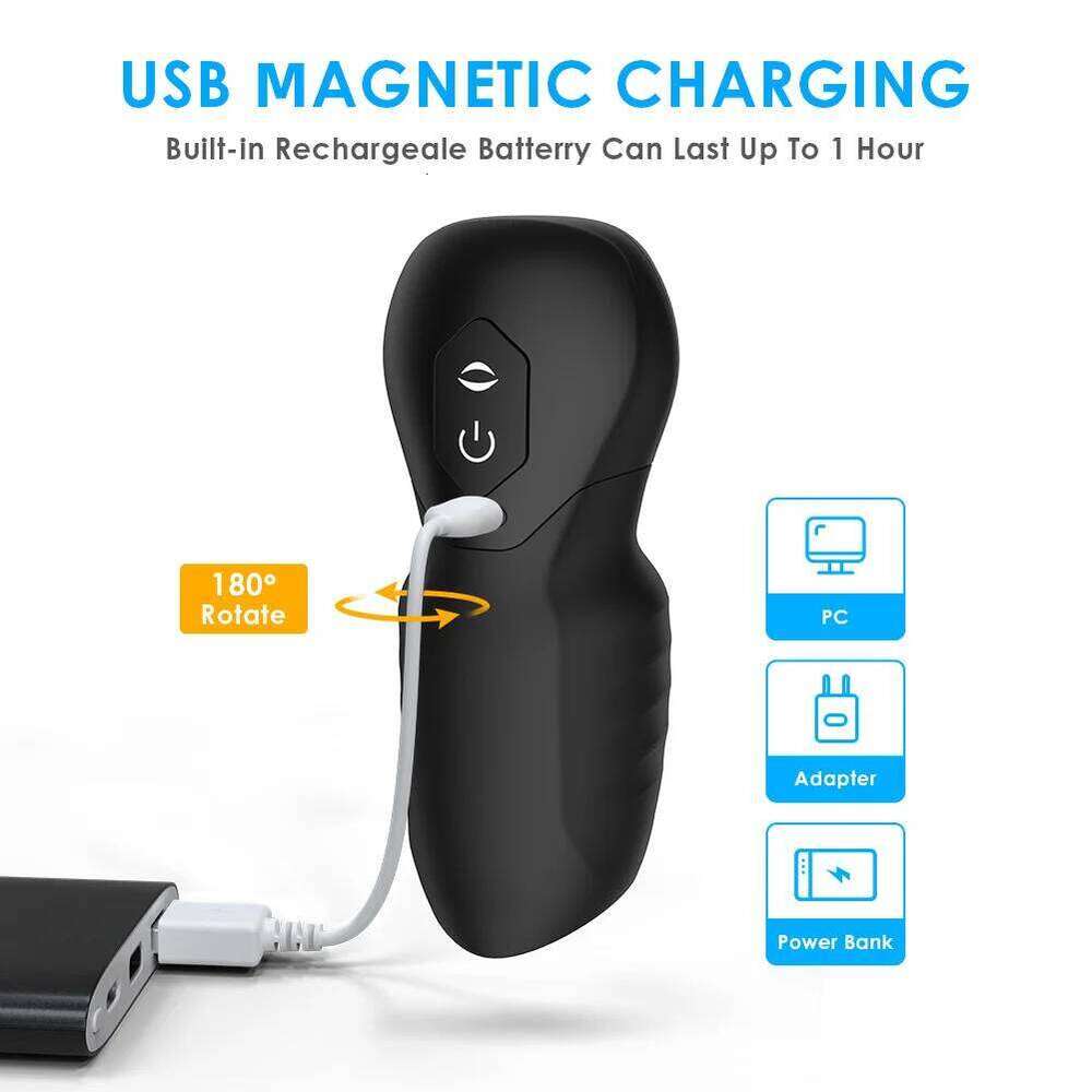 Men's Automatic Sucking Massage Real Oral Glans Trainer Penis Masturbator Dick Vibrator Stimulator Sexy Sex Toys Z260312