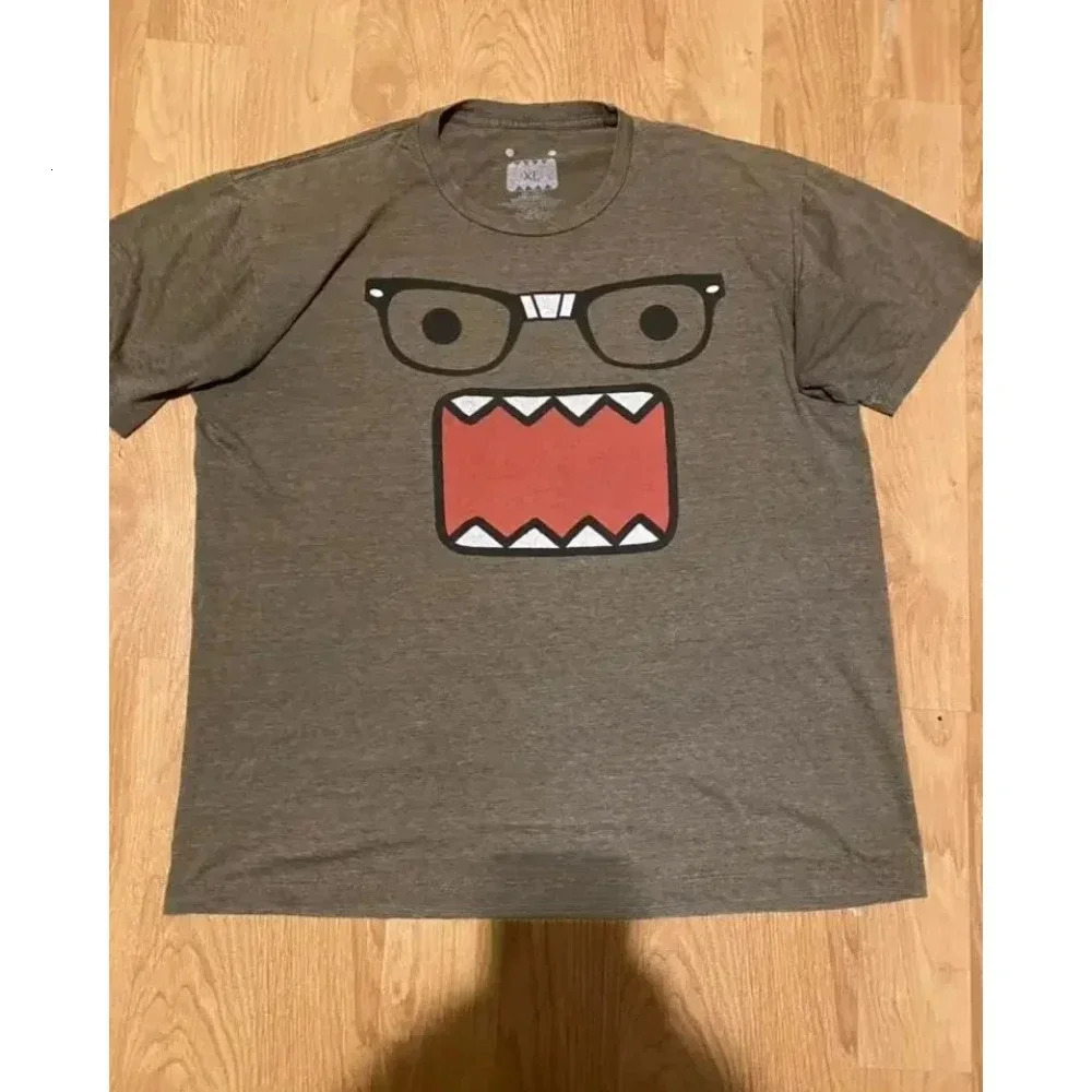 Fashion Kawaii Oversized Men T Shirt Pattern Y2K Cotton Print Round Neck Loose Tshirt Summer Womens Street Couple Tee Clothing 260228