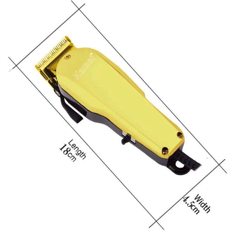 Kemei Adjustable Clipper Professional Corded 220-240V Hair Trimmer For Men 12W Powerful Haircut Machine Tapering C260312