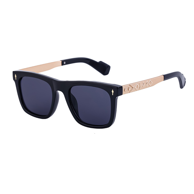 TAC polarized sunglasses for men, style square frame outdoor sun protection sunglasses, men's driving glasses