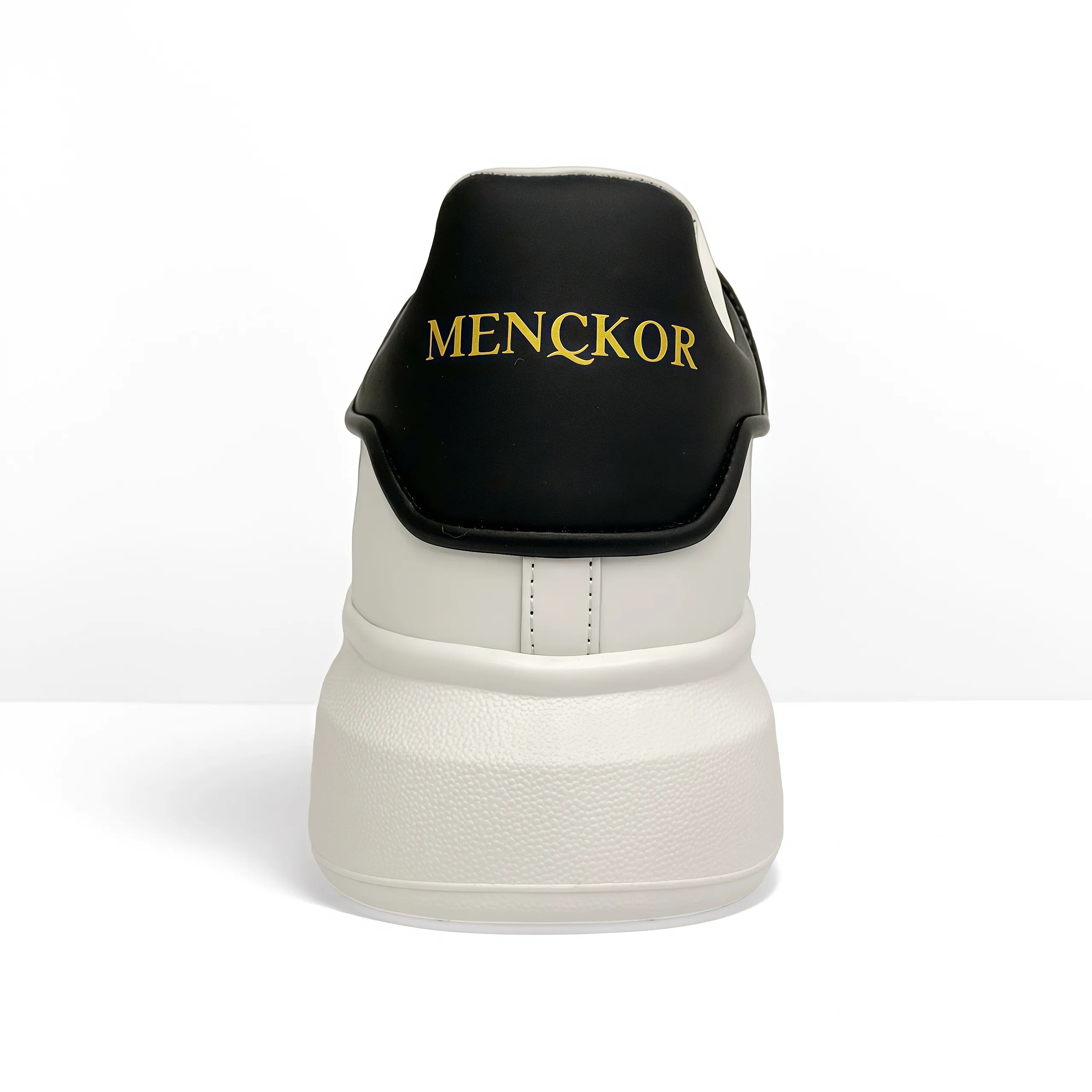 MENCKOR Spring Summer New Low-top Thick-soled Height-increasing Casual Sports White Shoes Men and Women, Daily Commuting for Students