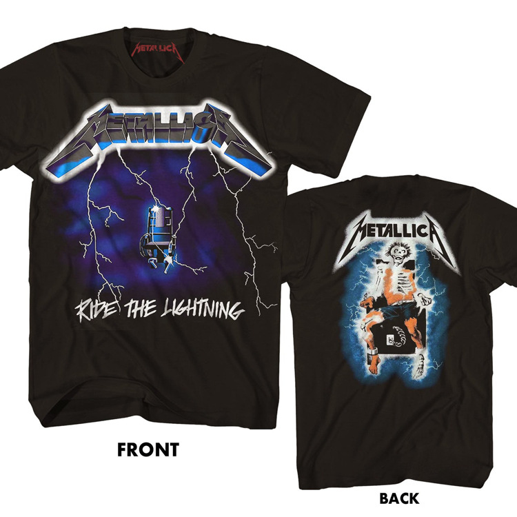 Men's Vintage Rock Band Punk Metal Graphic T-Shirt Retro Casual Cotton Short Sleeve Tee