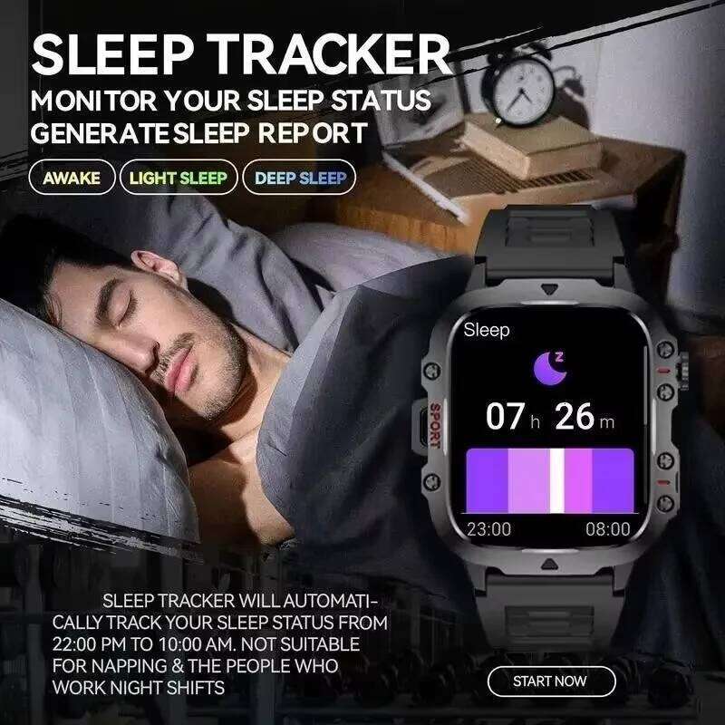 LAXASFIT Smart Watch Voice Assistant Bluetooth Calling Sleep Tracking Fitness Monitoring Men and Women 2025 New smartwatch