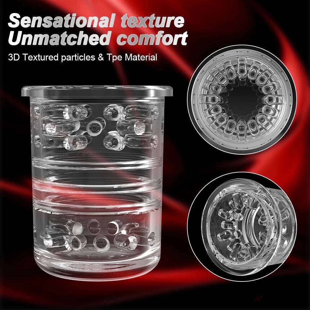 Automatic Male Masturbator Cup for 9 Sucking Thrusting Rotating Modes Vibrator Pocket Pussy Penis Oral Sex Toys Machine Men Z260312