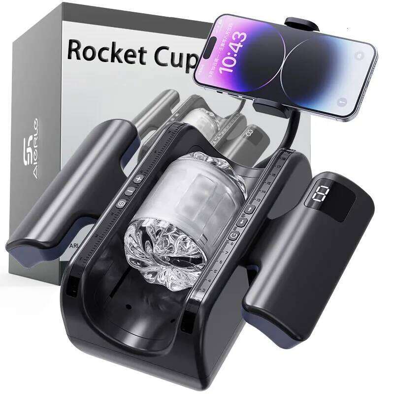 Thrusting High Speed Piston Stroker Male Masturbator Machine Automatic Telescopic Vagina Masturbation Cup Adult Sex Toy For Men Z260312