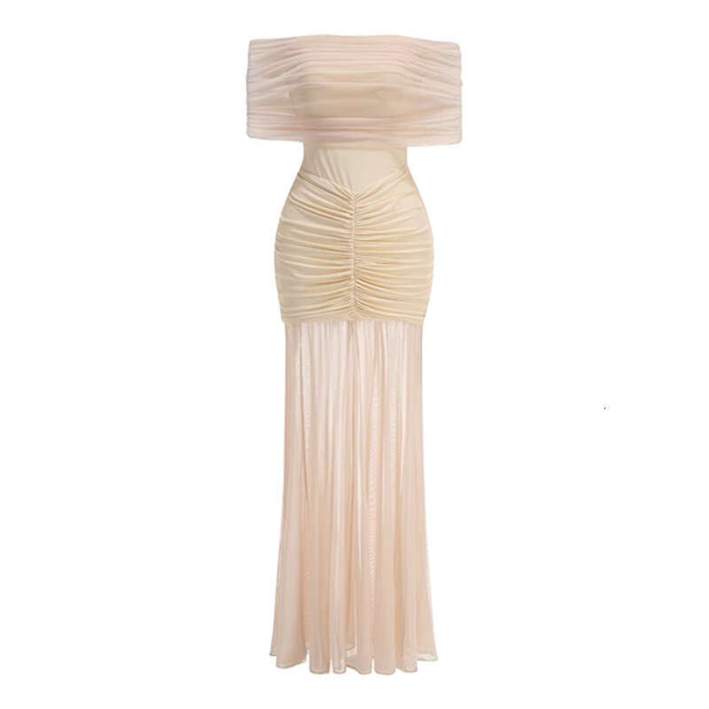 2026 new European and American niche fashion brand goddess style sexy tight corset slim fit a25 two-piece long skirt