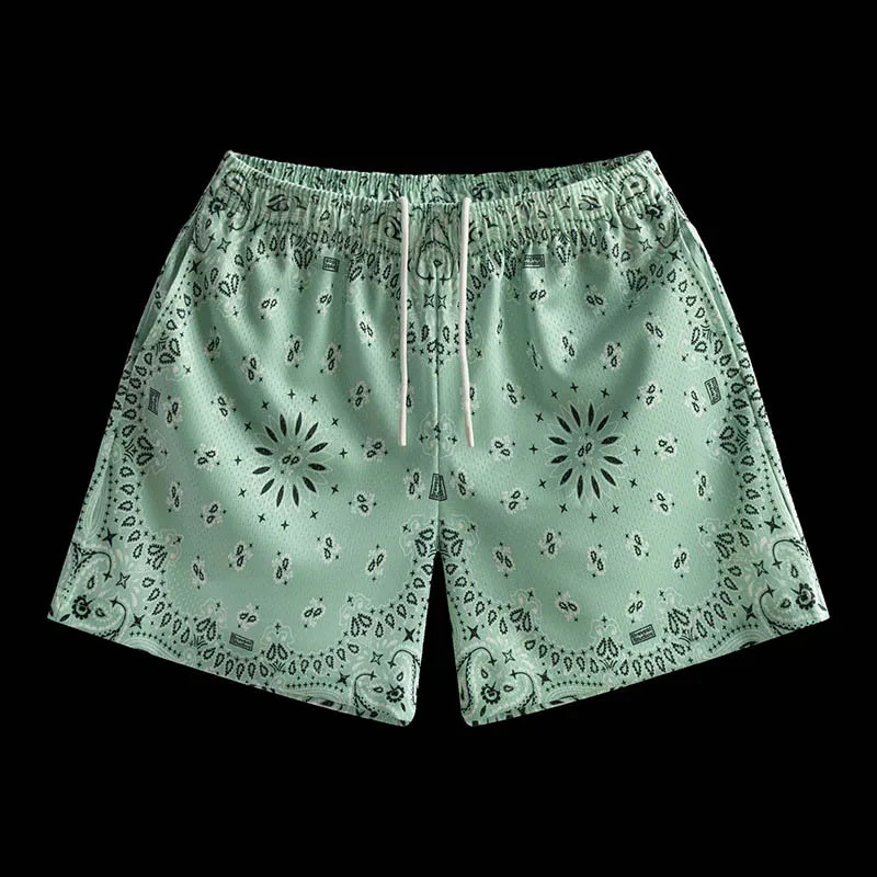 American Shorts Cashews Graphics Men Casual Daily Beach Short Pants Hawaii Swimming Swim Trunks Cool Ice 260228