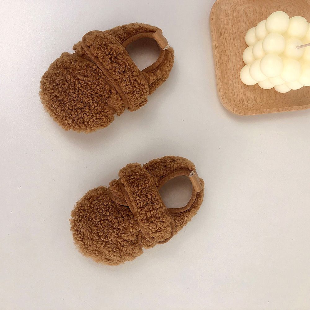 Infant Boots Infant Shoes Warm Plush Baby Winter Shoes Soft Soled Non Slip Walkfashion Newborn First Walking Shoes Sizes 0-18 Months W01001