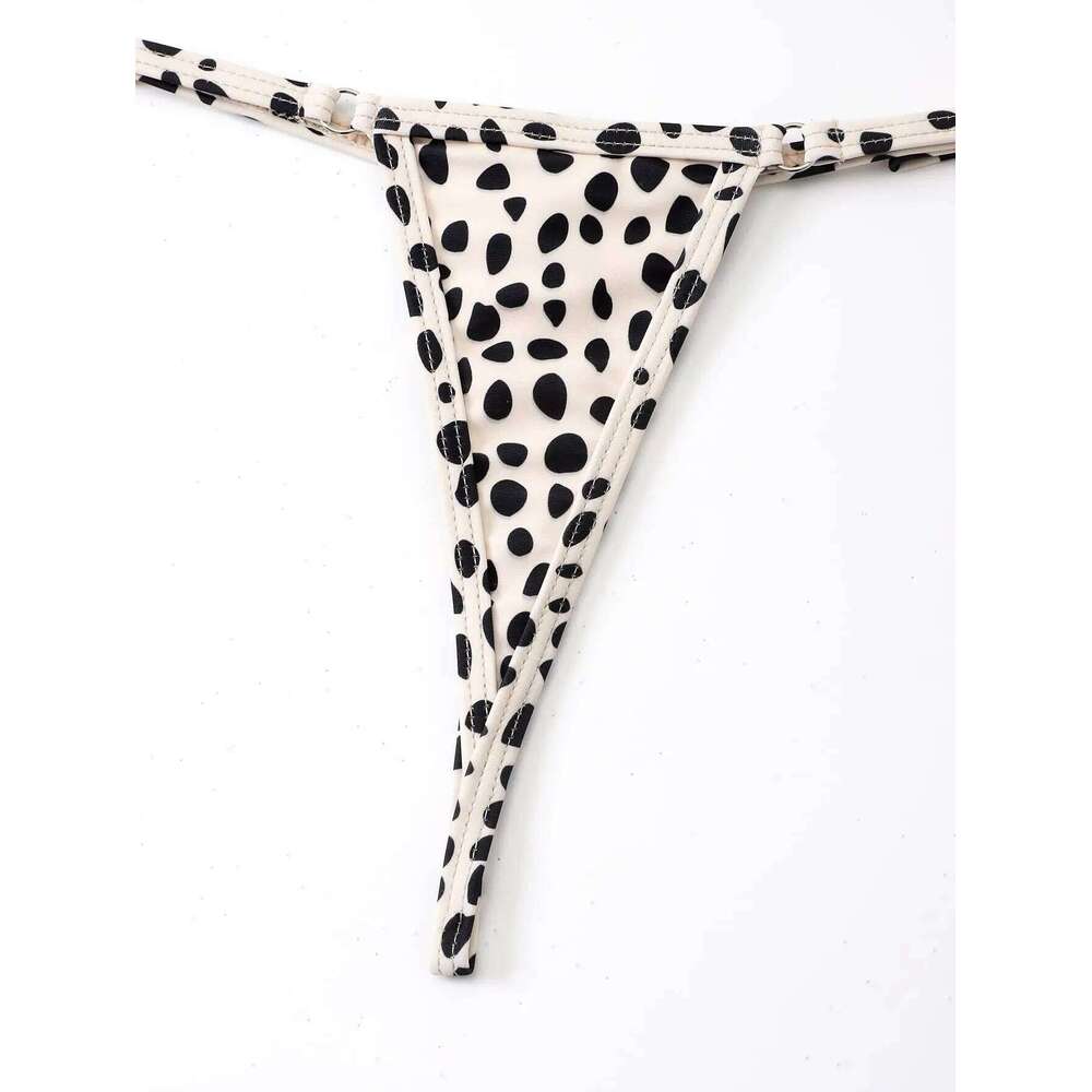 Halter Micro Thong Bikinis 2025 Women Sexy Triangle Swimsuit Mini Swimwear Female Brazilian Bathing Swimming Suit Beachwear Y260303