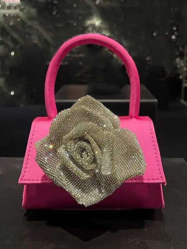 Design Flower Clutches 2024 New Women's Elegant Handbag Party Evening Shoulder Bag Wedding Purse Girls Small Totes WONST