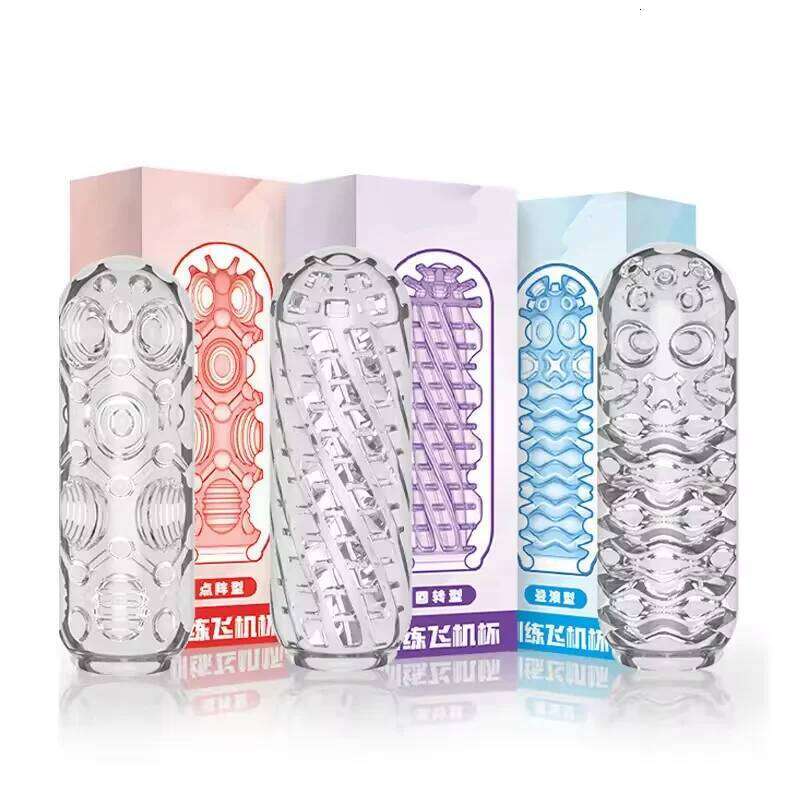 Male Masturbator Simulated Soft Pussy Aircraft Cup Penis Massage Sexy Pocket Vagina Toy Endurance Exercise Adult Goods 18+ Z260312