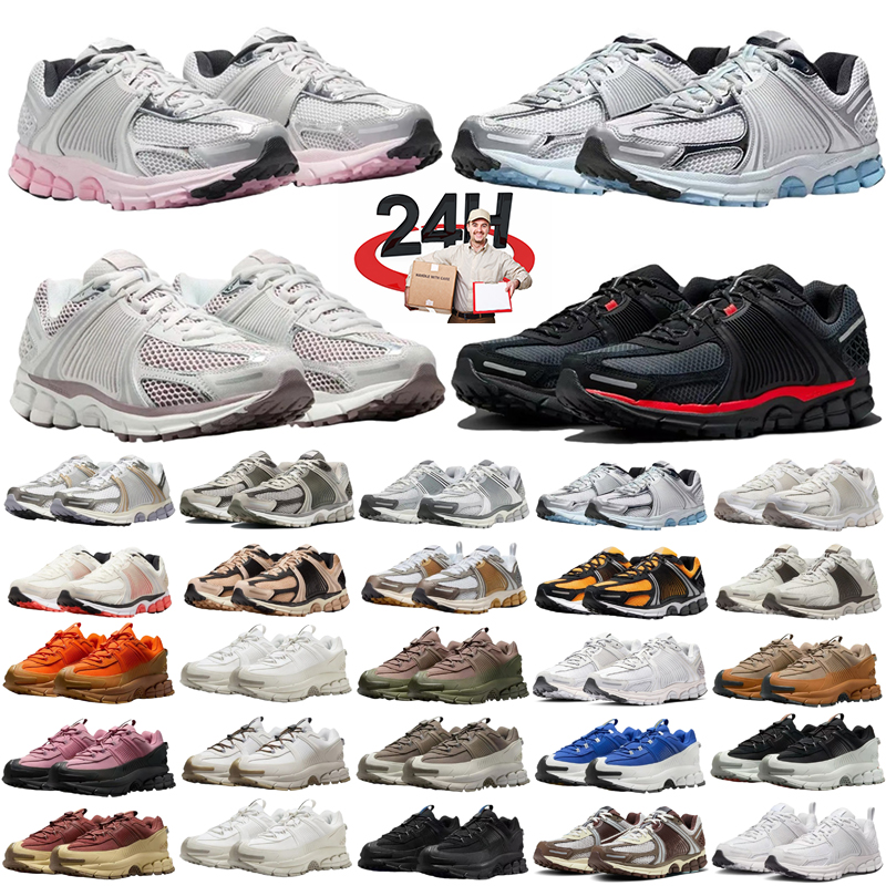 Vomeros 5 Metallic Gold Designer Shoes Men Shoes Running Shoes Women Poton Velvet Bown Yellow Ochre Anthracite Black Sesame Sport 36-45