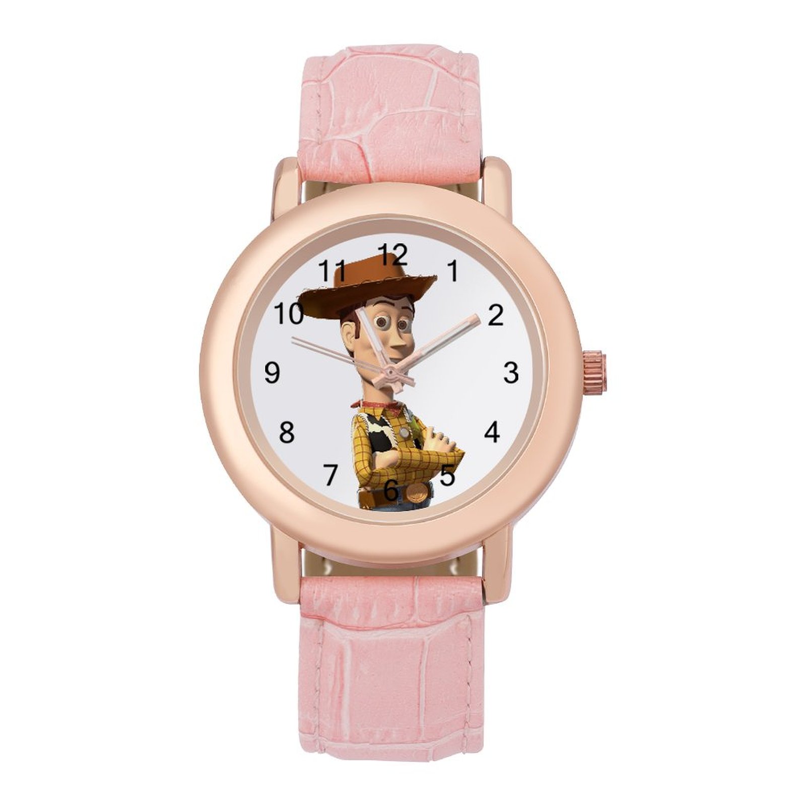 Woody Watches Women Girls Leather Strap Disney Cartoon Toy Story Watch Popular Decorative Gifts