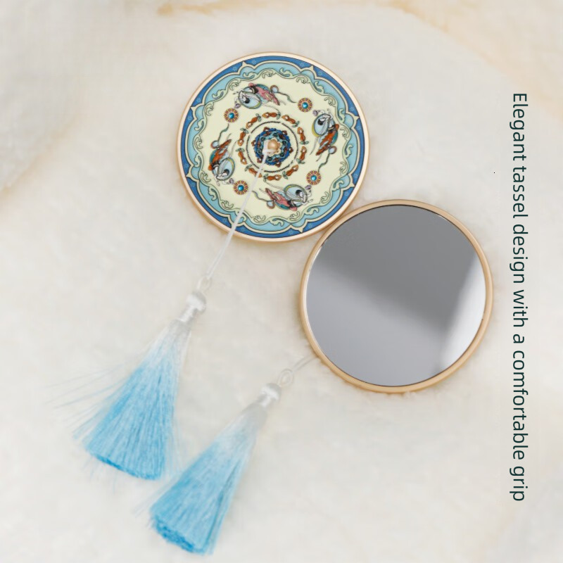 Bestseller Dunhuang Research Institute Dream Rhyme Pocket Mirror - Museum Cultural and Creative Portable Antique-Style Compact Gift Girls for New Year