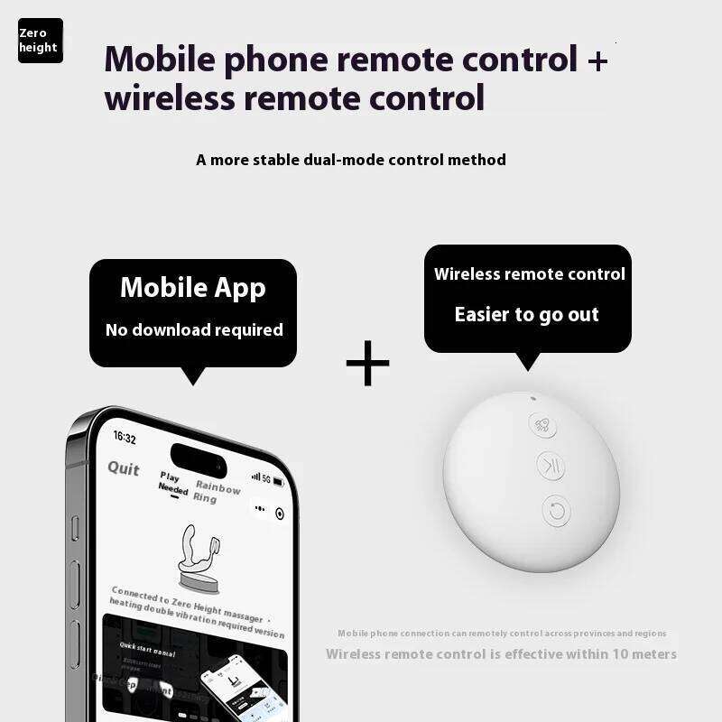 APP remote control prostate massager pulse electric shock heating vibrator delayed ejaculation ring men adult products Z260312