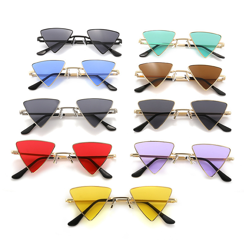 Fashion Unisex Punk Triangle Sunglasses Sunshade