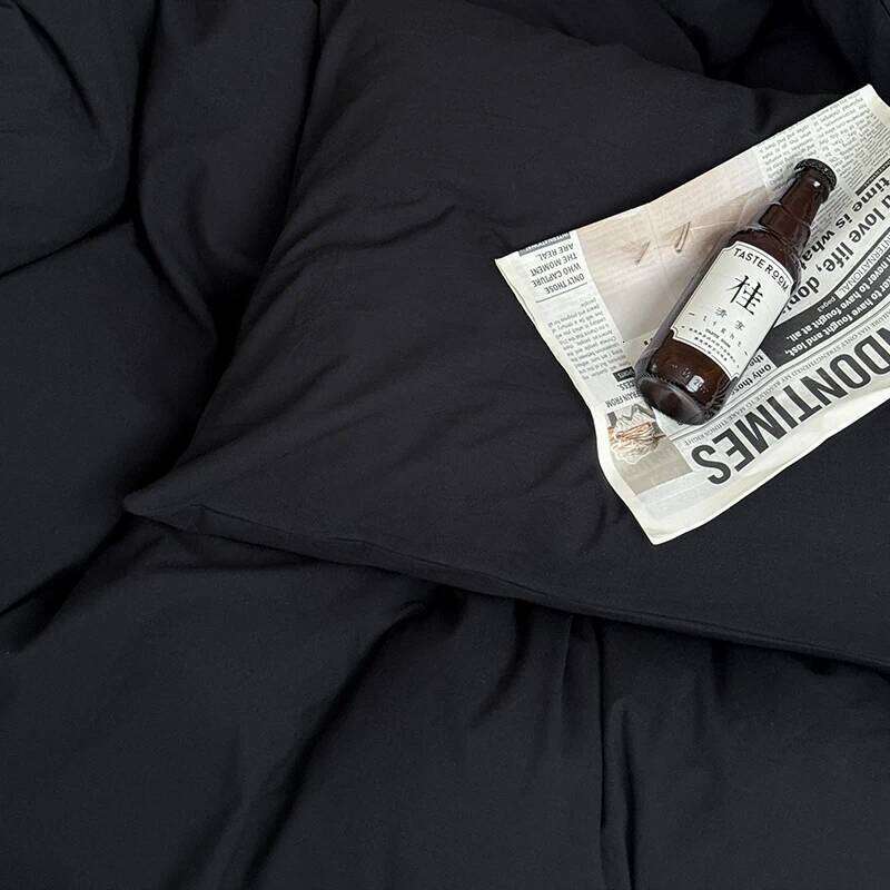 Bonenjoy 100% Cotton Bedding Plain Color Bedsheet Single/Queen/King Size Bedclothes Skin-friendly Bed Linen Set H260312