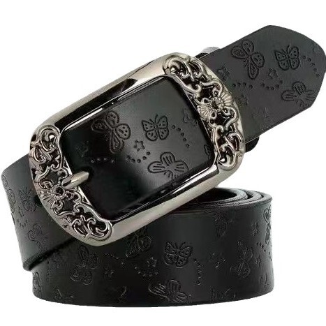 Women's Multifunctional Belt 2026 New Designer Luxury Brand Retro Needle Buckle Printed Belt Fashion Casual Decoration Denim Belt Wholesale