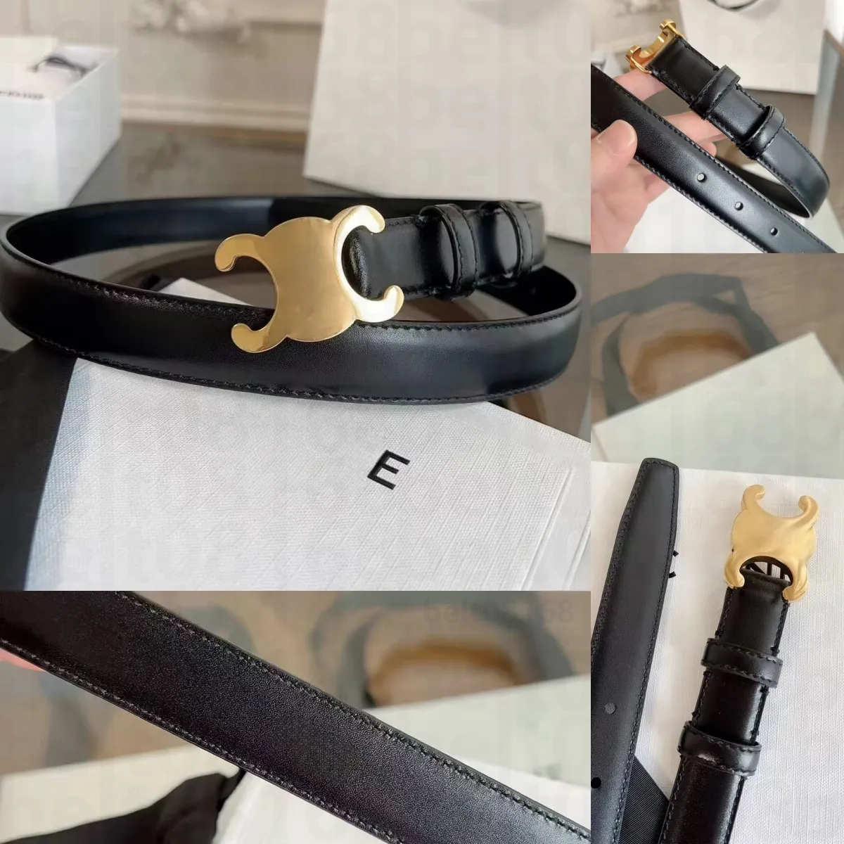 Classic Designer Womens Belt 2.5cm Leather Belt Brand Luxury Fashion Smooth Buckle Belt Retro Design High Quality Womens Skirt Jeans Belt With box AAAAAA9