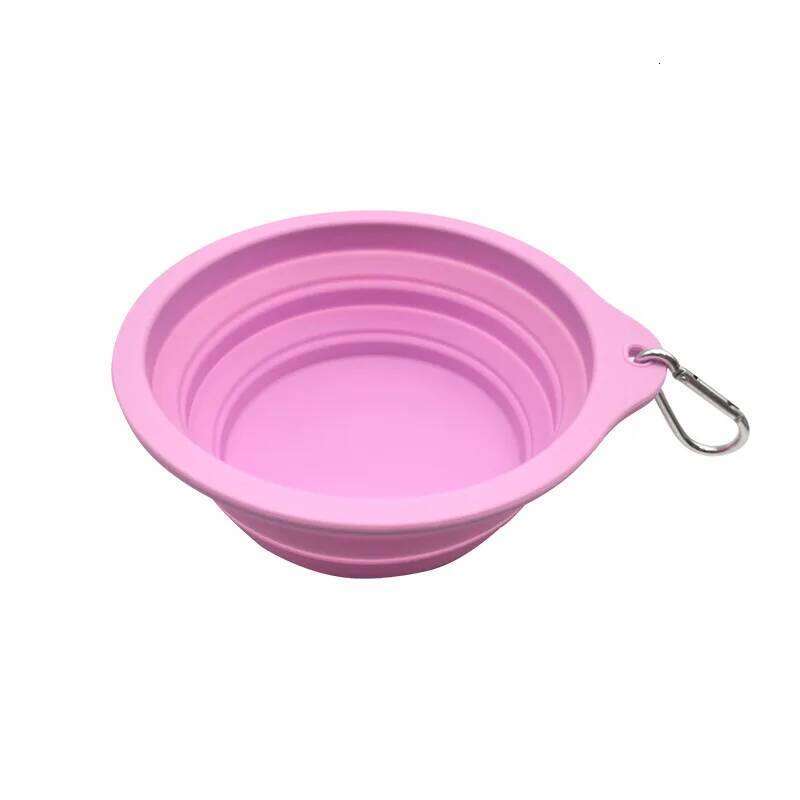 650ML And 350ML Portable folding silicone for pets, rice food bowl, cat drinking water dog bowl 26Y0312